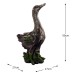 Driftwood Effect 50cm Duck Statue
