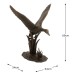 Duck In Flight 69cm Verdigris Aluminium Statue