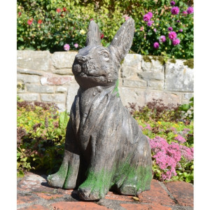 Driftwood Rabbit Statue