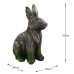 Driftwood Rabbit Statue