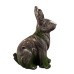 Driftwood Rabbit Statue