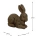 Rust Effect 24cm Rabbit Statue