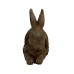 Rust Effect 24cm Rabbit Statue