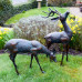 Standing Deer Statues (Pair)