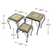 Brava Mosaic Square Plant Stands (Set of 3)