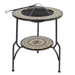 Brava Mosaic Tall Fire Pit Table