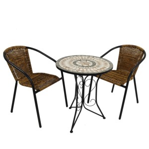 Brava Bistro Table With San Remo Chairs