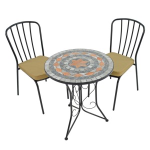 Nova 60cm Bistro Table with Milan Chairs