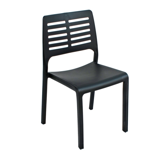 Mistral All-Weather Plastic Stacking Chairs (Set of 2)