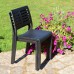Mistral All-Weather Plastic Stacking Chairs (Set of 2)