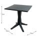 Ponente All-Weather 70cm Plastic Square Table with Mistral Chairs