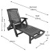 Potenza Plastic Sun Lounger