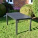 Roma All-Weather Plastic 138cm x 78cm Rectangular Patio Table