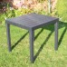 Roma All-Weather 78cm Square Plastic Patio Table
