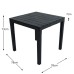 Roma All-Weather 78cm Square Plastic Patio Table