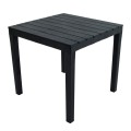 Roma All-Weather 78cm Square Plastic Patio Table