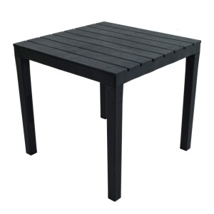 Roma All-Weather 78cm Square Plastic Patio Table