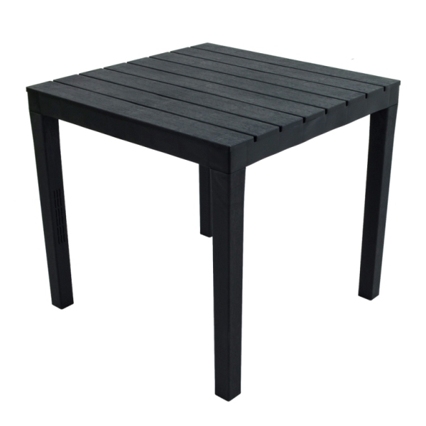 Roma All-Weather 78cm Square Plastic Patio Table