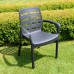 Salerno 78cm Square Table with 4 Siena Chairs