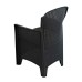 Sicily All-Weather Plastic Rattan Armchair (Pack of 2)