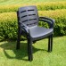 Siena All-Weather Plastic Stacking Chair (Pack of 2)