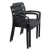 Siena All-Weather Plastic Stacking Chair (Pack of 2)