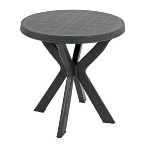 Tivoli All-Weather 70cm Round Plastic Dining Table