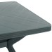 Turin All-Weather 79cm Square Plastic Dining Table