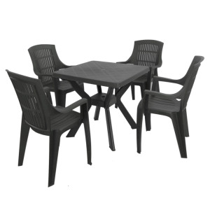 Turin Square Table With Parma Chairs