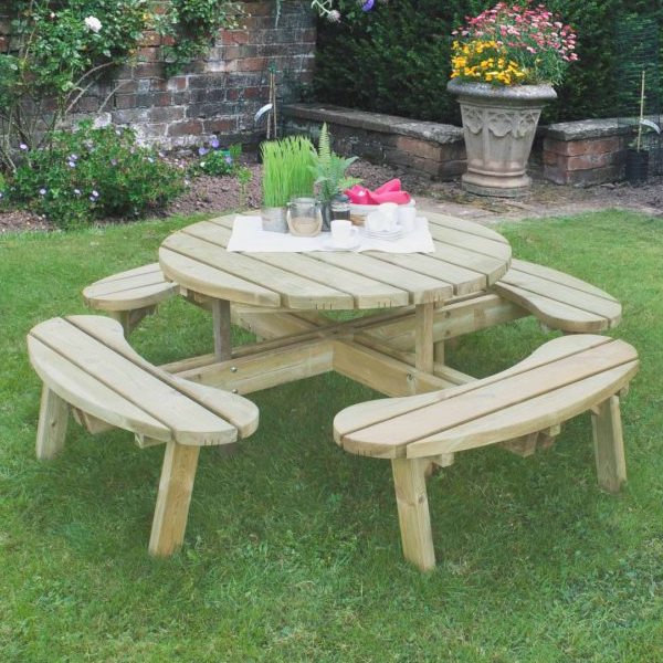 Circular Picnic Table
