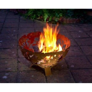 Half Ball Forest Fire Pit