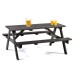 Chester A-Frame Picnic Table - Dark Grey