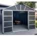 Palram Yukon 11 x 17.2 Plastic Shed - Grey