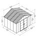 Palram Yukon 11 x 9 Plastic Shed - Grey