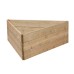 Triangular Wooden Raised Bed