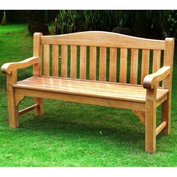 3 seater teak garden on sale bench