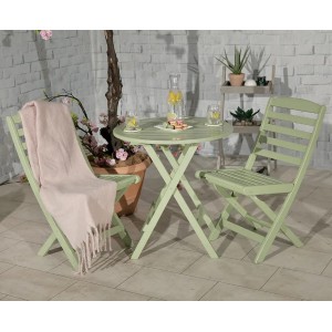 Porto Folding Bistro Set - Green