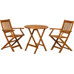 York Bistro Set With Armchairs