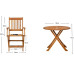 Manhattan Folding Patio Table & 4 Armchairs