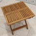 Wooden Folding Side Table