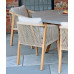 Luna Ellipse Table With 6 Roma Dining Chairs (Oval 180cm)