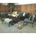 Mayfair Modular Corner Set With Rectangular Fire Pit Table