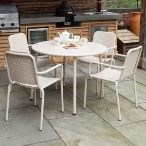 Porto Dining Set - Round 4 Seater