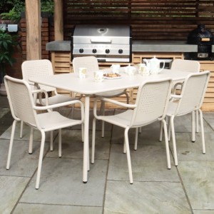 Porto Dining Set - Rectangular 6 Seater