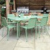 Porto Dining Set - Rectangular 6 Seater
