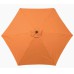 2.5m Orange Crank and Tilt Parasol