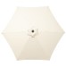 2.5m Brushed Aluminium Crank & Tilt Parasol - Ivory