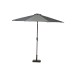 3m Grey Crank and Tilt Parasol