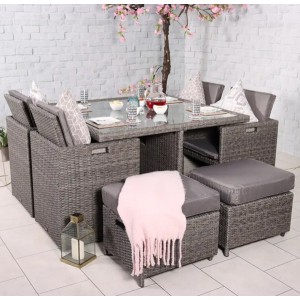 Paris Cube Dining Set - 8 Seater