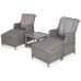 Paris High Back Comfort Recliner Set